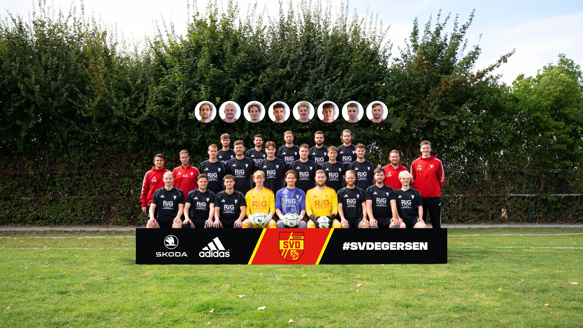 Mannschaftsbild der ersten Mannschaft des SV Degersen vom Wennigsen am Deister in der Region Hannover