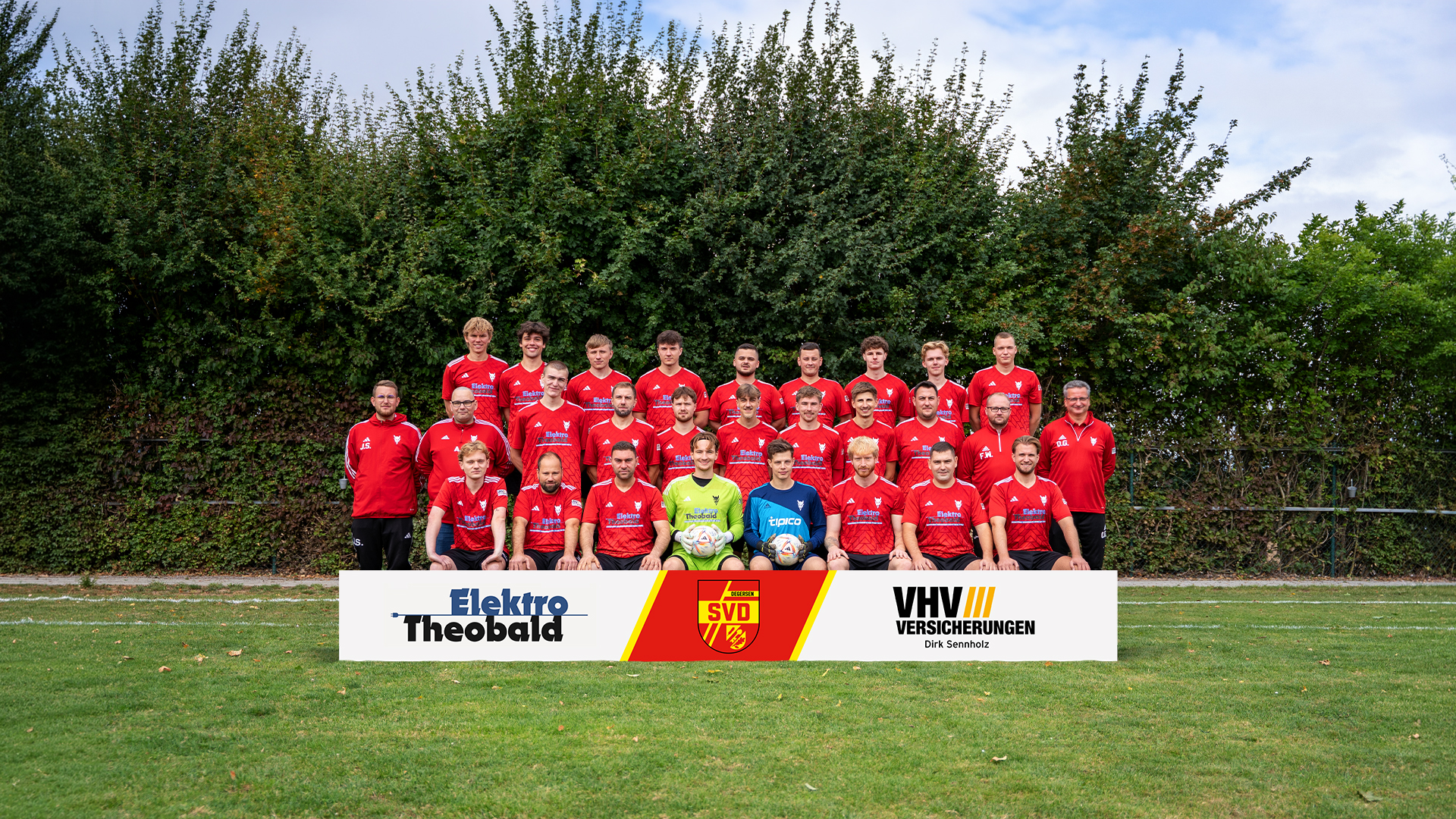 Mannschaftsbild der zweiten Mannschaft des SV Degersen vom Wennigsen am Deister in der Region Hannover